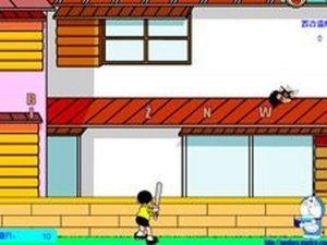 Doraemon and Nobita Baseball Typing Game - Arcade Game