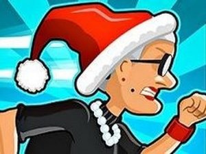 Angry Gran Run Christmas Village Arcade Game
