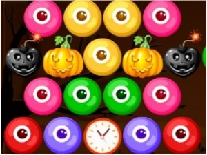 Bubble Shooter Spooky Online Puzzle Game