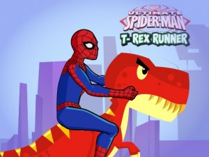 Spiderman T-Rex Runner Online Arcade Game