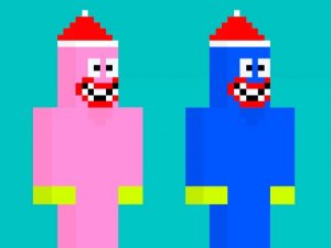 Noob Huggy Kissy Adventure Online Arcade Game
