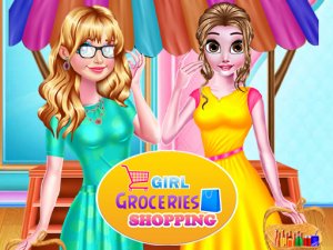 Girl Groceries Shopping Online Game - Dressup Shopping Game