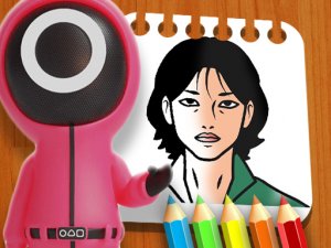 Squid Game Coloring Book Online Coloring Game