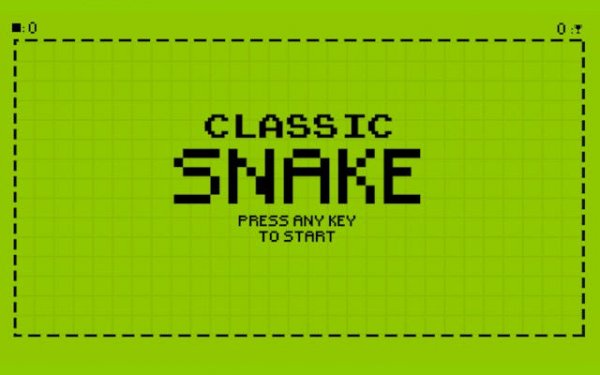 Classic Snake HTML5 Game